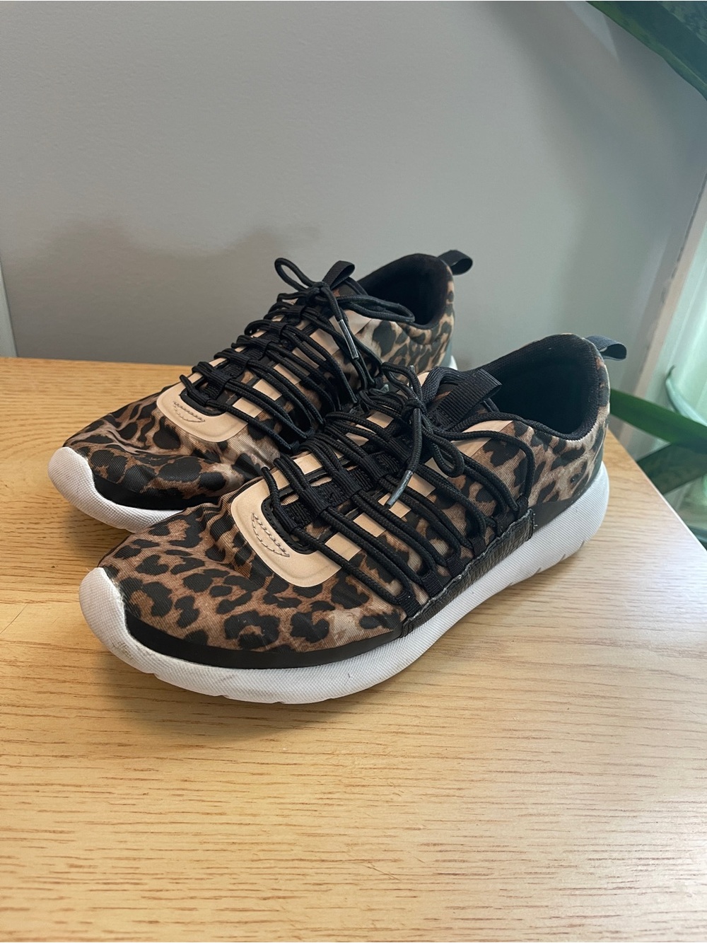 H&M Leopard Print Athletic Sneakers